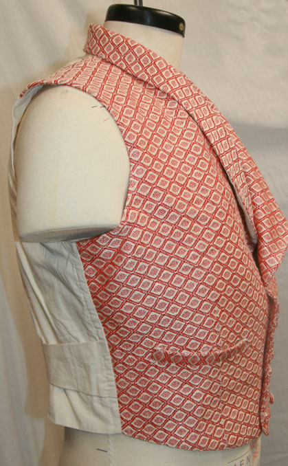 Side Seam with hand top stitching.
